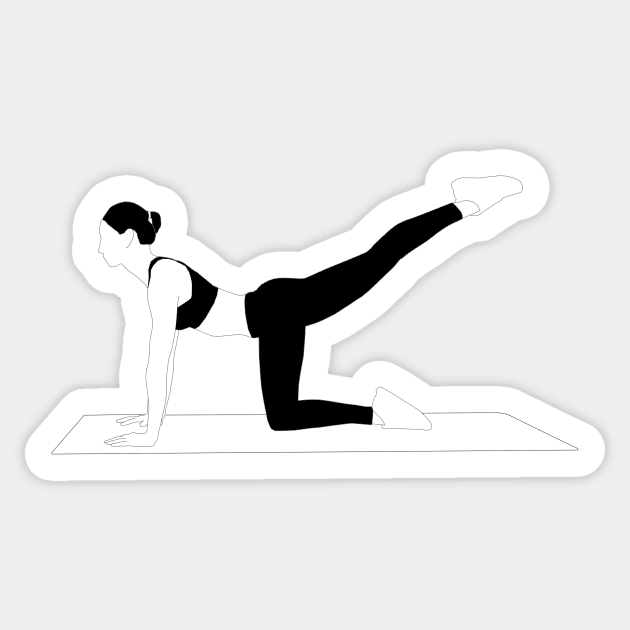 Yoga Sticker by edajylix